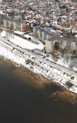 Kauno miesto savivaldybė Nemuno krantinė Žemuosiuose Šančiuose pasitinka pokyčius: pradedami paruošiamieji darbai