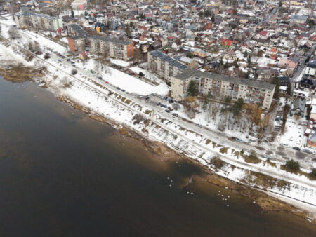 Kauno miesto savivaldybė Nemuno krantinė Žemuosiuose Šančiuose pasitinka pokyčius: pradedami paruošiamieji darbai