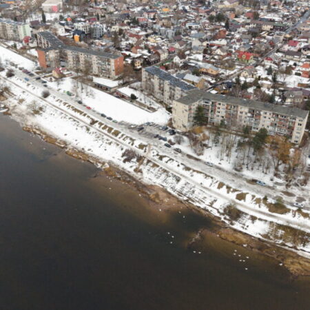 Kauno miesto savivaldybė Nemuno krantinė Žemuosiuose Šančiuose pasitinka pokyčius: pradedami paruošiamieji darbai